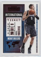 2020-21 Panini Contenders International Ticket Red Nikola Vucevic #25 0l9v