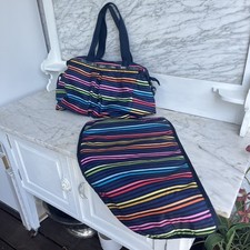 LESPORTSAC NAVY LE STRIPE RYAN BABY BAG TOTE