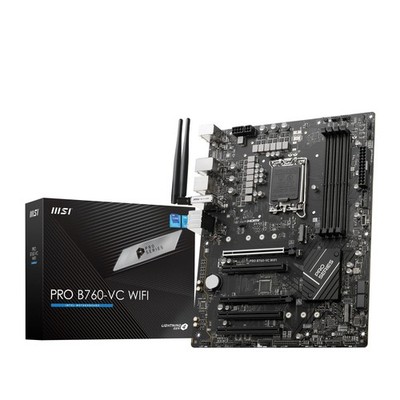 MSI PRO B760-VC WiFi ProSeries Motherboard (Supports 12th/13th/14th Gen Intel...