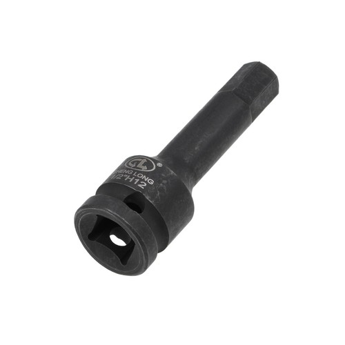 1/2-Inch Drive x 12mm Impact Hex Bit Socket, Metric 3" Length, Cr-Mo - Picture 3 of 5