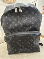Authentic Louis Vuitton Discovery Backpack MM In Monogram Eclipse