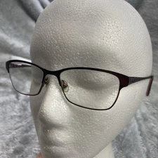 Chelsea Morgan CM5005 BR/RO Eyeglasses Frames Rectangle 52-16-135 mm NO LENSES