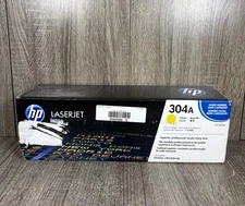 HP 304A CC532A Toner Cartridge Yellow NEW SEALED OEM BRAND NEW