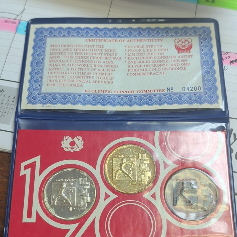 1988 Summer Olympic Game Coins