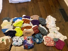 GroVia Newborn All-In-One Cloth Diapers with Fitteds