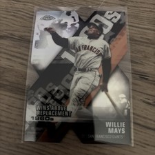 2020 Topps Chrome Willie Mays Decade of Dominance Die Cut #DOD-7 - SF Giants HOF