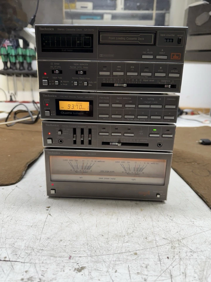 Technics SA-007 Anlage Mini Anlage komplett repariert und getestet