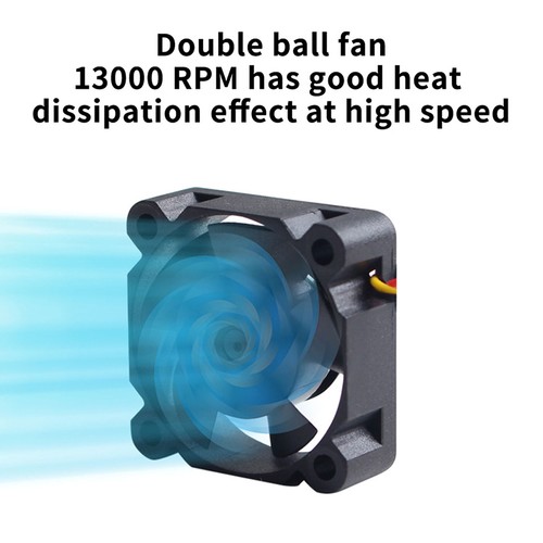 Imprimante 3D 3010 24V Ventilateur de Refroidissement Double Bille pour CREALITY K1/K1 MAX - Photo 8/8