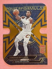 2022-23 Donruss Elite - Power Formulas Donovan Mitchell #9 Orange Die-Cut