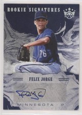 2018 Panini Diamond Kings DK Rookie Signatures Felix Jorge #S-FJ Auto 0l2