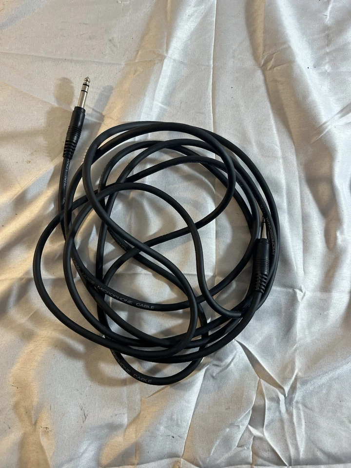 5 Pack Professional Low Noise Microphone Cables TRS 1/4" 12ft Audio No Pack - Image 3 of 4