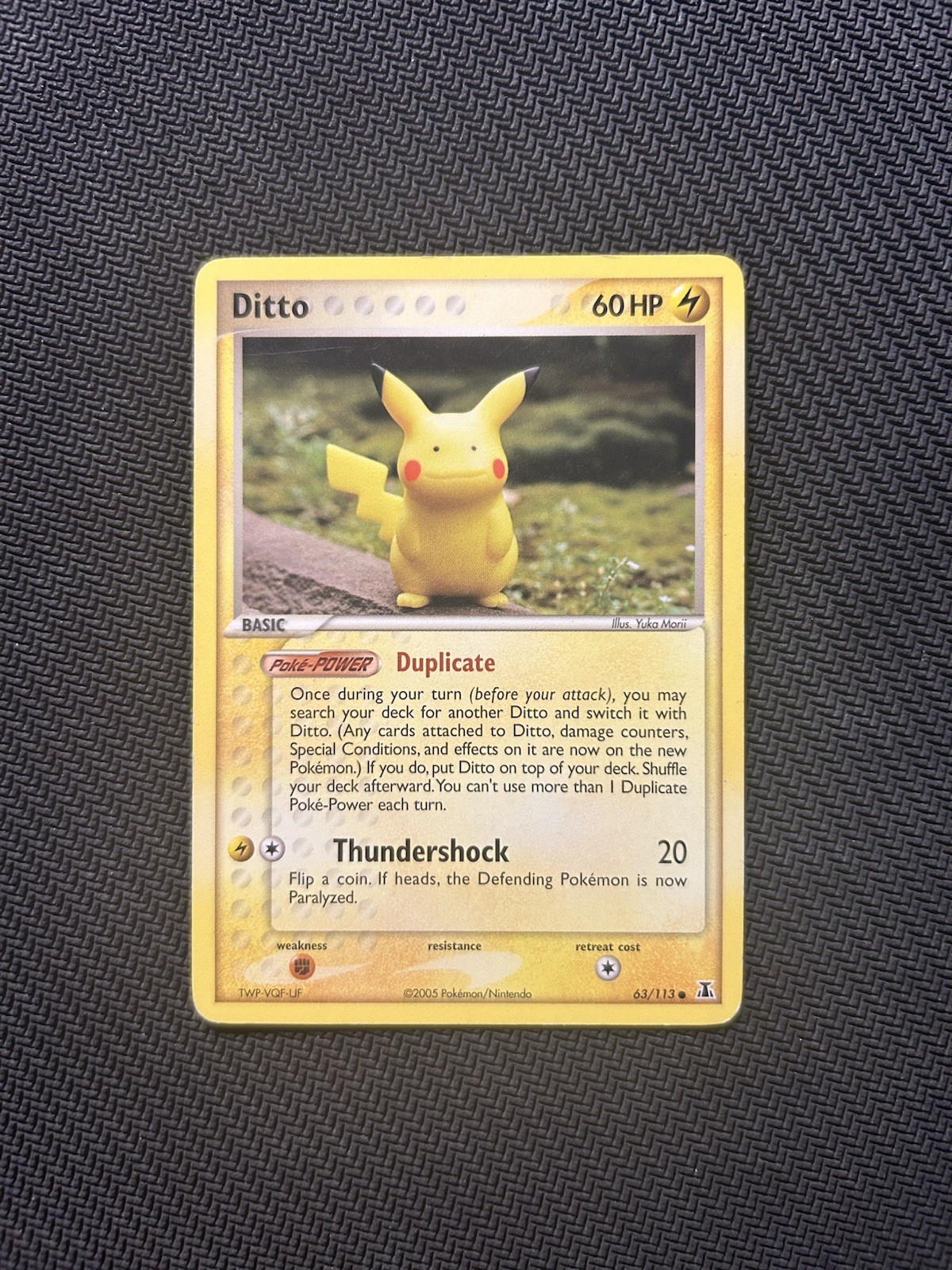 Pokemon TCG Ditto 63/113 EX Delta Species! HP Condition! See Description!
