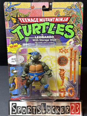 Playmates 2022 Teenage Mutant Ninja Turtles Storage Shell LEONARDO 4'' Figure NEW