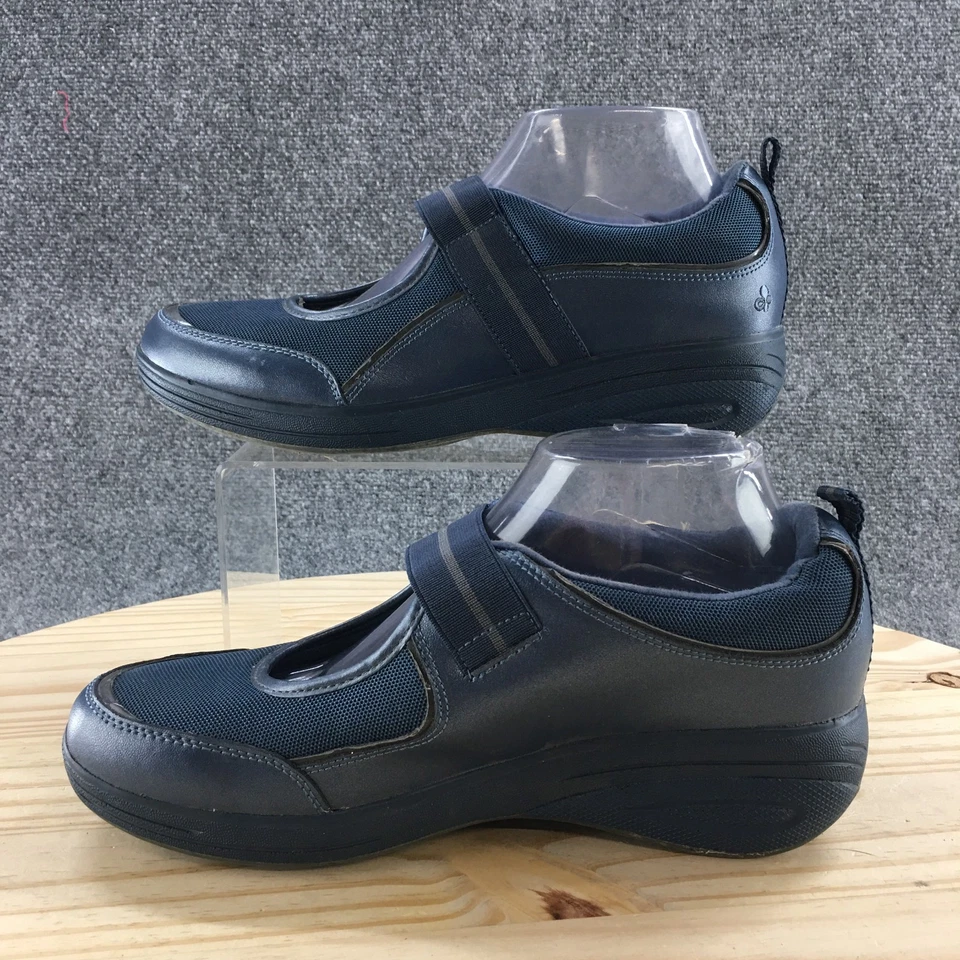 Zapatos saltamontes para mujer 9 M Get Fit Mary Jane azul punta redonda cómodos parte superior baja Foto 2 de 4