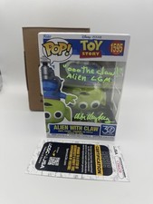 DEBI DERRYBERRY SIGNED ALIEN WITH CLAW  TOY STORY #1595  FUNKO POP  JSA 
