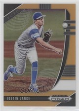 2020 Panini Prizm Draft Picks Neon Orange Prizm 19/50 Justin Lange #PDP34 4nl