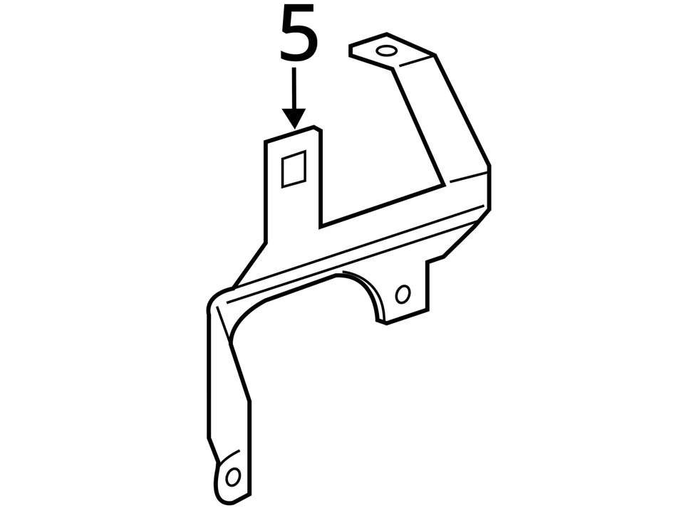 2012 Buick Lacrosse FLUID RESERVOIR TANK BN2TG - Image 4 of 4