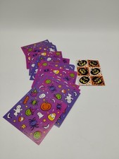 Lot Of 20 Sheets Of Halloween Stickers American Greetings Witches Pumpkins