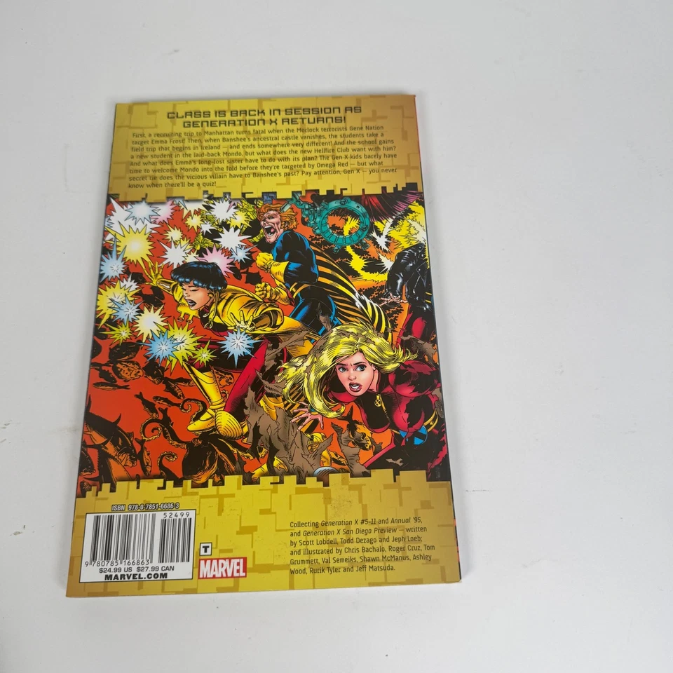 Marvel Generation X 经典卷 1 Trade平装2013年首次印刷 — 第 2/4 张图片