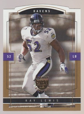 RAY LEWIS 2003 SkyBox L.E. GOLD PROOF #21 SP Parallel #049/150 Miami Hurricanes