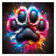 AMORARS Dog Diamond Painting Kit for Adults - 5D 30x30cm, Multicolour