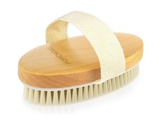 Dry Brushing Body Brush Natural Bristle Dry Skin Exfoliating Brush Body Scrub