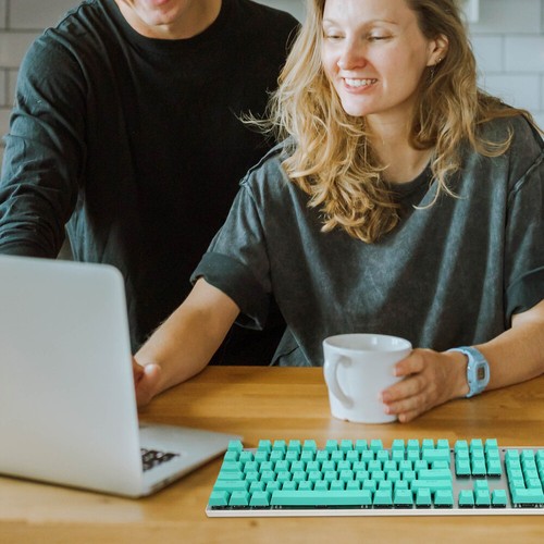 -Tastaturkappe Mädchen Personalisierter Schlüssel Tastenkappen - Bild 5 von 11