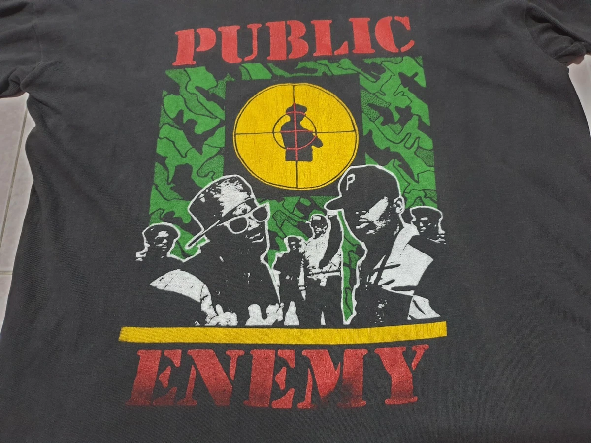 Vintage 90s Public Enemy Hip Hop Group Promo Raptee T Shirt / Def Jam  Recordings