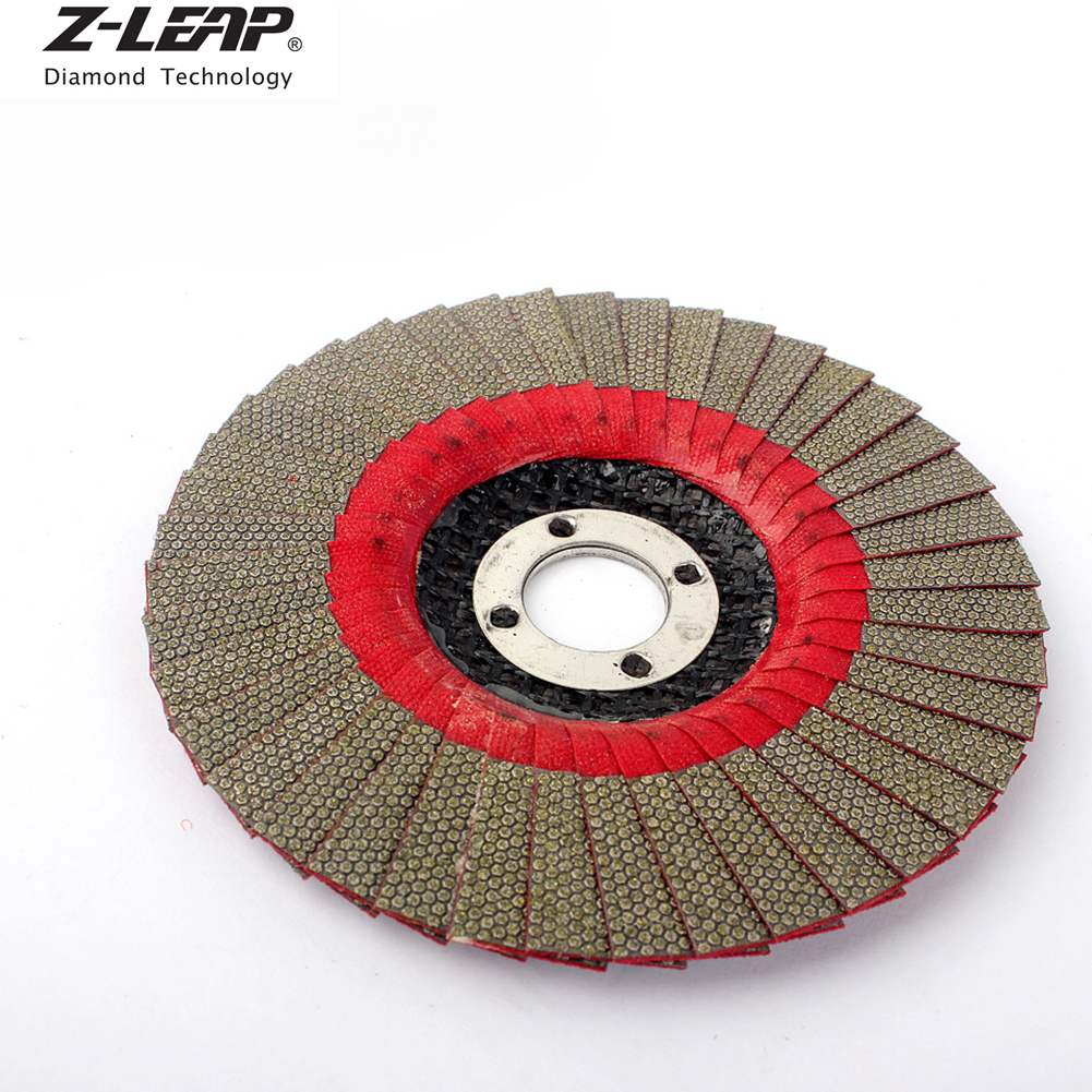 2PCS Electroplated Sanding Flap Discs 4 