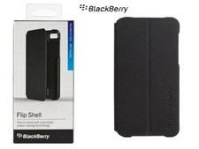 Official Blackberry Z10 Flip Shell Case Black - ACC-49284-201