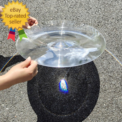 2-Pack Large Fresnel Lenses Φ300Mm(11.81'') Focal Length 360Mm Acrylic Magnifier