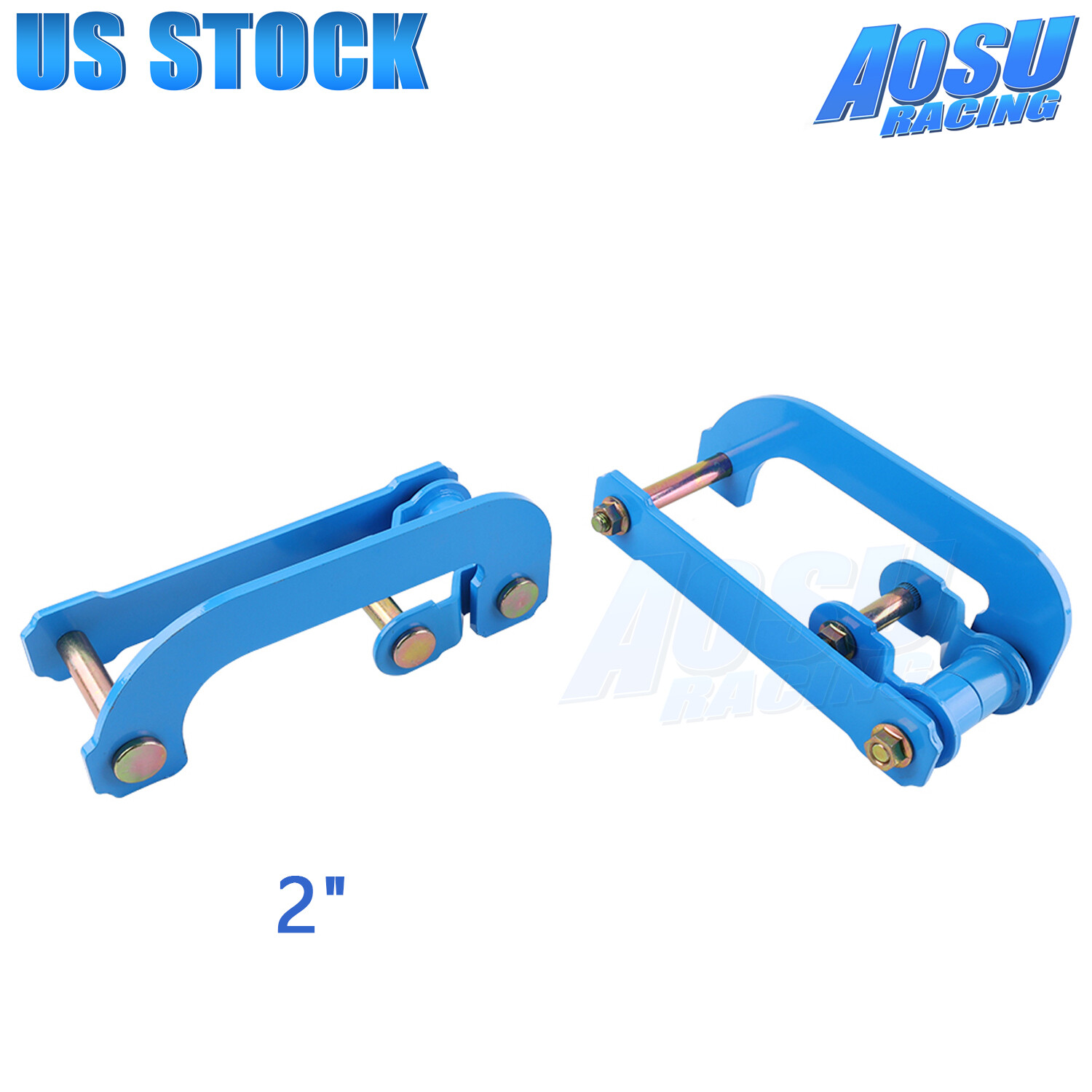 Rear Leaf Spring Shackles Extended 2