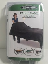 TableTop Game Cover - Classic Sports Billiards - Hockey - FoosBall 10' x 6'