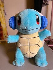 2023 Pok mon/Nintendo Holiday Winter Edition Squirtle 8" Plush with Earmuffs