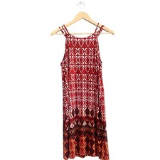 Banana Republic Dress Womens Small Multicolor Sleeveless Scoop Neck Stretch