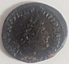 Constantine I 306-337 AE3/4, Sol Standing Left Raising Hand And Holding Globe