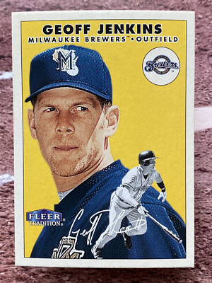 2000 Fleer Tradition Geoff Jenkins #166 Milwaukee Brewers