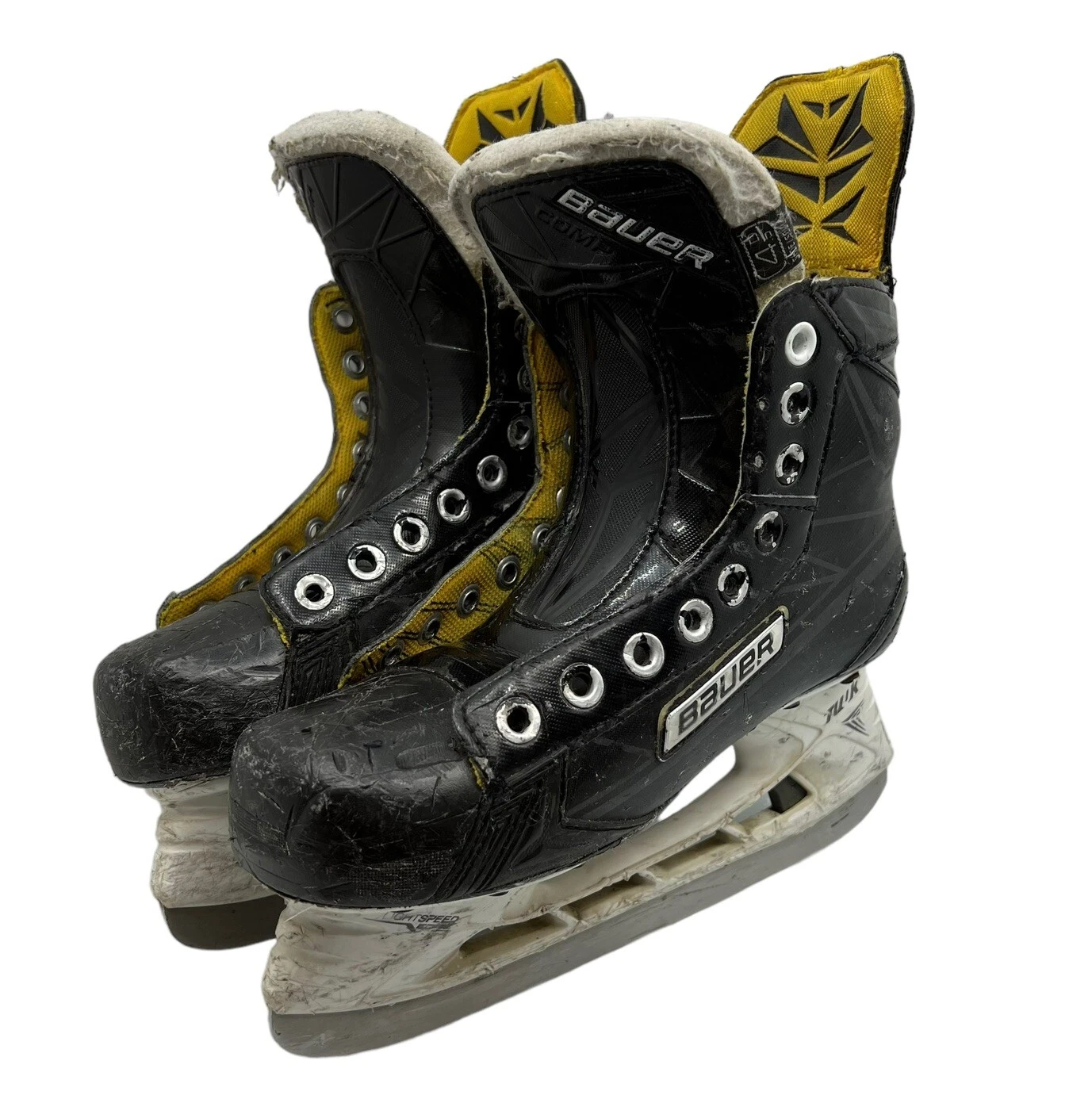 Patins de hockey sur glace Bauer Supreme Comp Youth 4,5 junior 5,5 US pointure noir