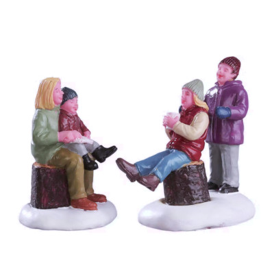 Lemax 2017 Quality Time With Mom General Product 72524 Cozy Winter Laugh Reading