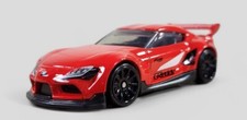2020 TOYOTA GR SUPRA Diorama Collectible DieCast Model Car 1:64 Red LOOSE