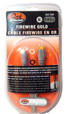 Geek Squad Firewire Gold Cable IEEE 1394 6 Pin to 4 Pin - 6 ft. GS-6FW64