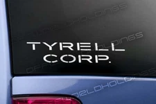 TYRELL CORP sticker decal; BLADE RUNNER Nexus 6 Replicant owl 