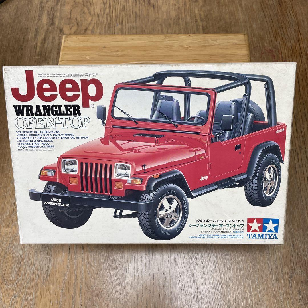 自動車 Tamiya Jeep Wrangler Open-Top 1/24 TAMIYA 1/24 Jeep Wrangler Open-Top Unopened Unassembled Rare