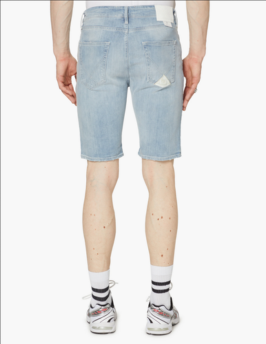 BERMUDA JEANS UOMO ROY ROGERS 529 P22RRU002D3901512 COTONE BLU ORIGINALE PE 2022 - Picture 2 of 3