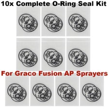 10 Kits Replace 246355 Complete O-Ring Rebuild Kit For Graco Fusion AP Orings