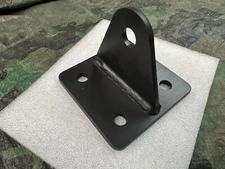 Batting Cage Anchor Plate | 5”x5” Base, 4” Tall | 1/4" Thick Steel | Powder Coat
