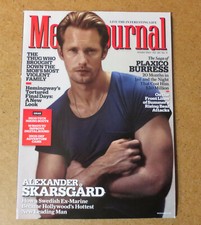 Men's Journal Magazine Alexander Skarsgard True Blood Paul Walker Plaxico Burres