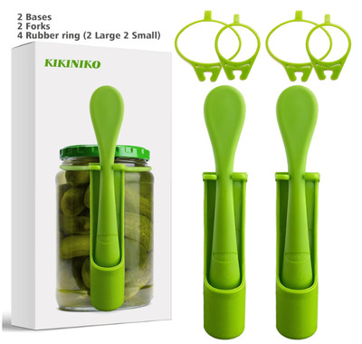 2 Pack Pickle Fork Pickle Grabber Tool-Pickle Picker for the Jar