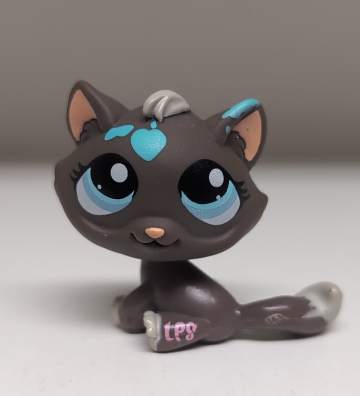 Littlest Pet Shop~#815 Kitten Cat Video Game Friends Splatter LPS