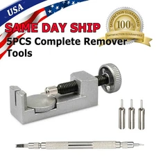 Metal Adjustable Watch Band Strap Bracelet Link Pin Remover Repair Tool Kit US